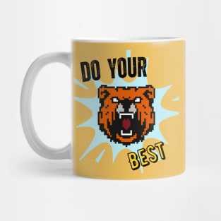 Unleash Your Potential: Embrace 'Do Your Best' - Wisdom Inspired by a Bear Mug